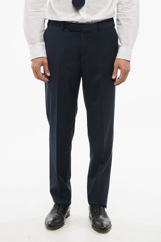 CC COLLECTION Virgin Wool REFINED Suit with Micro Houndstooth Motif