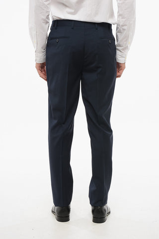 CC COLLECTION Virgin Wool REFINED Suit with Micro Houndstooth Motif