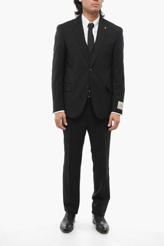 CC COLLECTION 3-Piece RIGHT Virgin Wool Suit