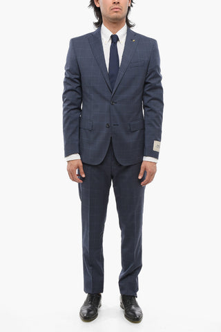 CC COLLECTION Windowpane Check RESET Suit