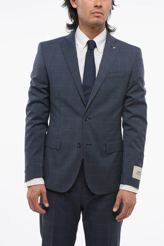 CC COLLECTION Windowpane Check RESET Suit