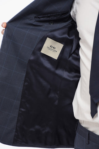 CC COLLECTION Windowpane Check RESET Suit
