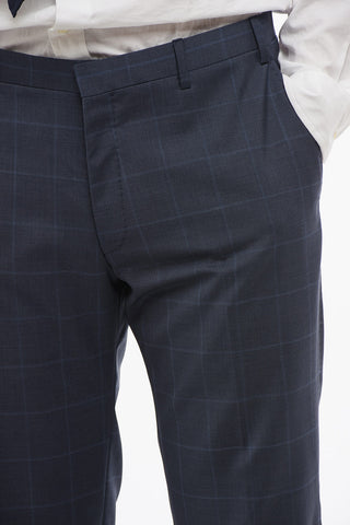 CC COLLECTION Windowpane Check RESET Suit