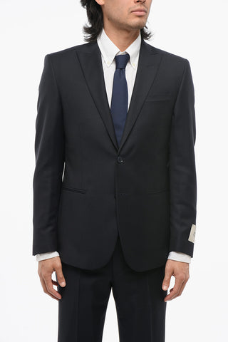 CC COLLECTION Virgin Wool REFINED Suit with Peak Lapel