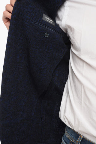CC COLLECTION FULLTIME Blazer aus Wollmischung mit Fuzzy-Muster