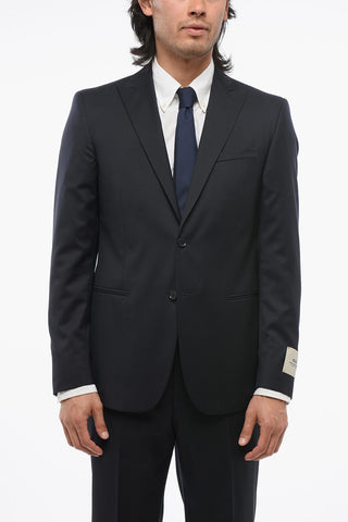 CC COLLECTION Virgin Wool REFINED Suit with Peak Lapel