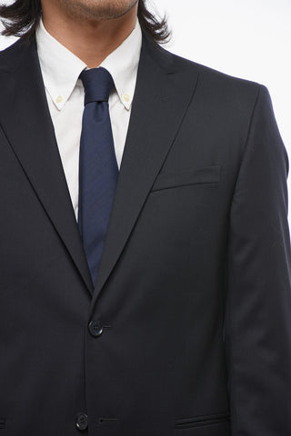 CC COLLECTION Virgin Wool REFINED Suit with Peak Lapel