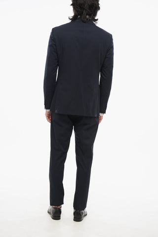CC COLLECTION Abito in Lana Stretch REFINED con Rever Classico