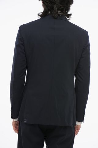 CC COLLECTION Abito in Lana Stretch REFINED con Rever Classico