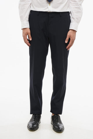CC COLLECTION Abito in Lana Stretch REFINED con Rever Classico