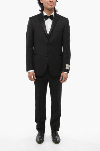 CC COLLECTION 3-Piece RIGHT Suit with Satin Peak Lapel