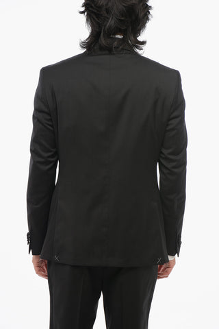 CC COLLECTION 3-Piece RIGHT Suit with Satin Peak Lapel