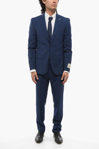CC COLLECTION Virgin Wool RESET Suit with Micro Houndstooth Motif