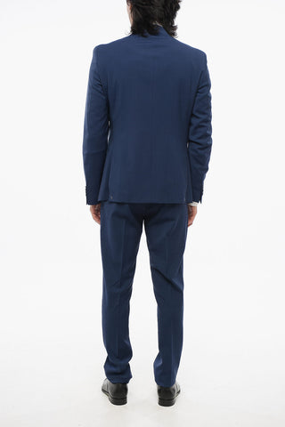 CC COLLECTION Virgin Wool RESET Suit with Micro Houndstooth Motif