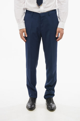 CC COLLECTION Virgin Wool RESET Suit with Micro Houndstooth Motif