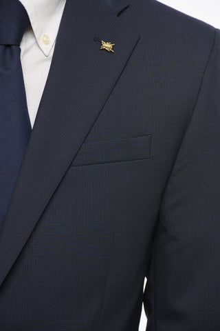 CC COLLECTION District Check REFINED Virgin Wool Suit