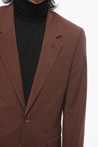 CC Collection Blended Virgin Wool RESET Suit with Flap Pockets