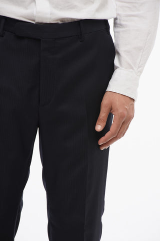 CC COLLECTION Jacquard Wool RIGHT Suit with Notch Lapel