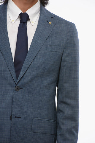CC COLLECTION District Check REFINED Virgin Wool Suit