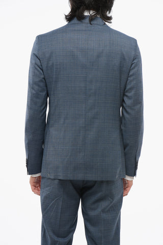 CC COLLECTION District Check REFINED Virgin Wool Suit