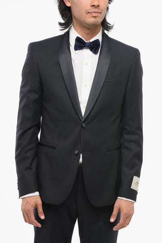 CC COLLECTION 2-Piece RESET Suit with Satin Shawl Lapel