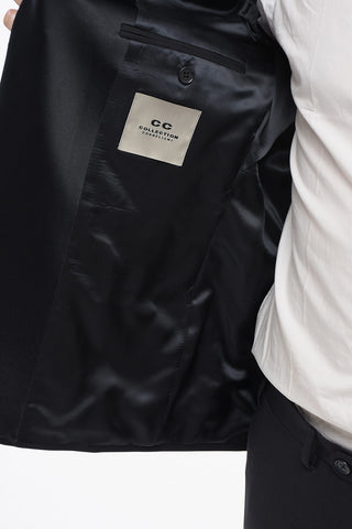 CC COLLECTION 2-Piece RESET Suit with Satin Shawl Lapel