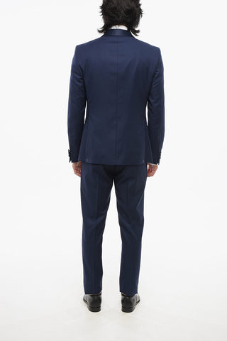 CC COLLECTION 3-Piece RESET Suit with Satin Shawl Lapel