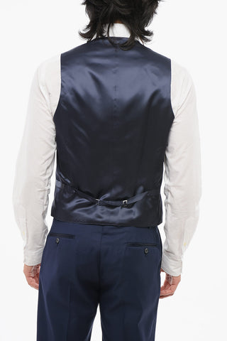 CC COLLECTION 3-Piece RESET Suit with Satin Shawl Lapel