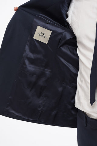 CC COLLECTION Virgin Wool REFINED Suit with Flap Pockets