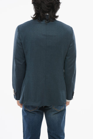 CC COLLECTION Blazer aus Fresco-Wolle mit aufgesetzten Taschen
