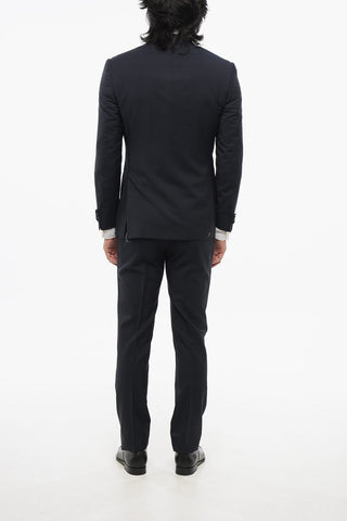 CODE Virgin Wool 3 Piece Suit With Peak Lapel