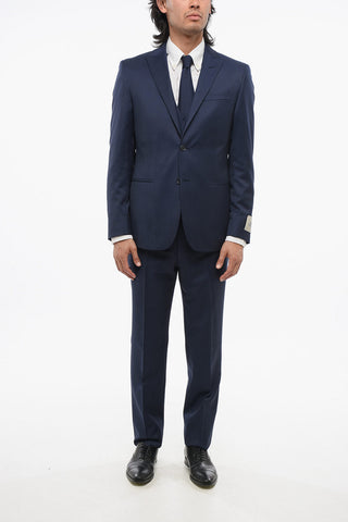 CC COLLECTION 3-Piece REFINED Suit with Peak Lapel