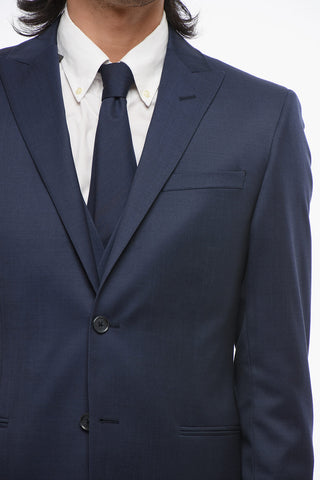 CC COLLECTION 3-Piece REFINED Suit with Peak Lapel