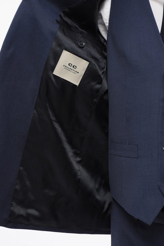 CC COLLECTION 3-Piece REFINED Suit with Peak Lapel