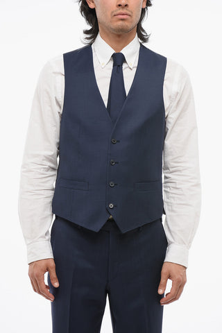 CC COLLECTION 3-Piece REFINED Suit with Peak Lapel