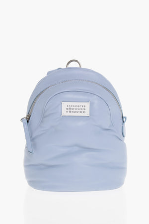 MM11 Gestepptes Leder-Rucksack GLAM SLAM mit Schulterriemen