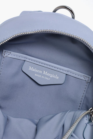 MM11 Quilted Leather Backpack GLAM SLAM with Shoulder Strap