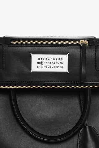 MM11 Leather 5AC Tote Bag with Removable Shoulder Strap