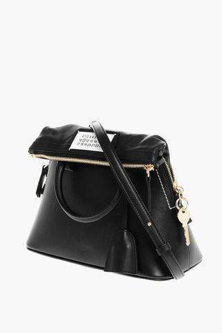 MM11 Borsa Tote 5AC in Pelle con Cuciture a Vista