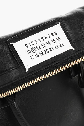 MM11 Borsa Tote 5AC in Pelle con Cuciture a Vista