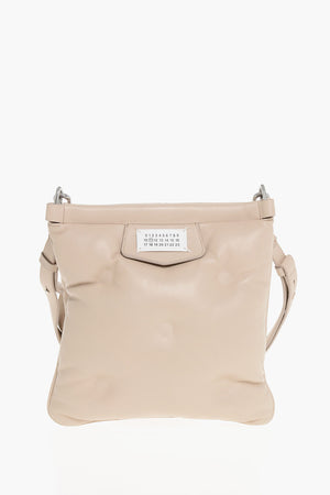 MM11 Umhängetasche GLAM SLAM aus gestepptem Leder mit Magnetverschluss