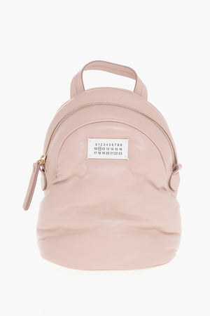 MM11 Gestepptes Leder-Rucksack GLAM SLAM mit Schulterriemen
