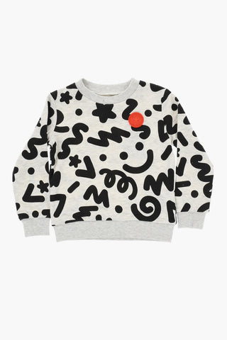 ALL STAR CHUCK TAYLOR Set Felpa Girocollo e Joggers in Misto Cotone Garzato