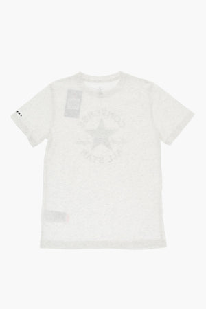 ALL STAR CHUCK TAYLOR T-Shirt Girocollo in Tinta Unita con Logo Stampato