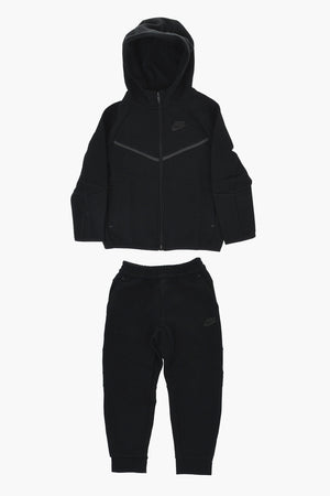 Sweatshirt- und Jogginghose-Set in Uni mit Ton-in-Ton-Logo