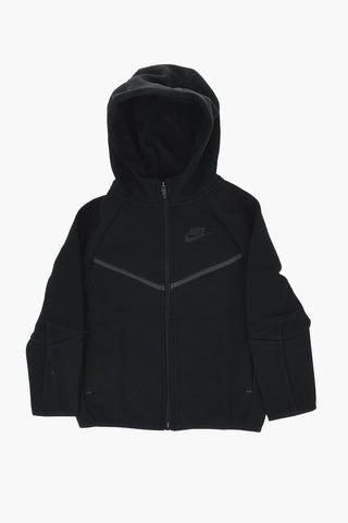 Solid-Color Sweatshirt and Joggers Set with Tone-on-Tone Logo