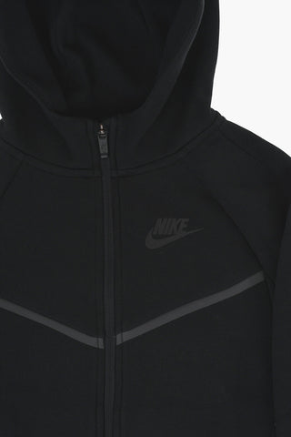 Solid-Color Sweatshirt and Joggers Set with Tone-on-Tone Logo