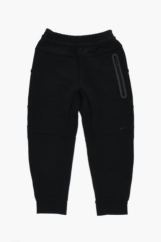 Solid-Color Sweatshirt and Joggers Set with Tone-on-Tone Logo