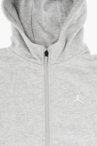 AIR JORDAN Solid Zip-Up Sweatshirt