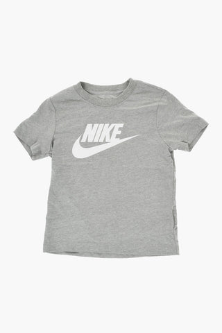 Set T-Shirt e Shorts in Tinta Unita con Logo Stampato